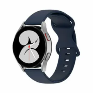 By Qubix - Smartwatch Bandje 20mm - Geschikt Voor Garmin Vivomove 3 - Hr - Luxe - Sport - Style - Trend - Solid Color Sportband - Donkerblauw -