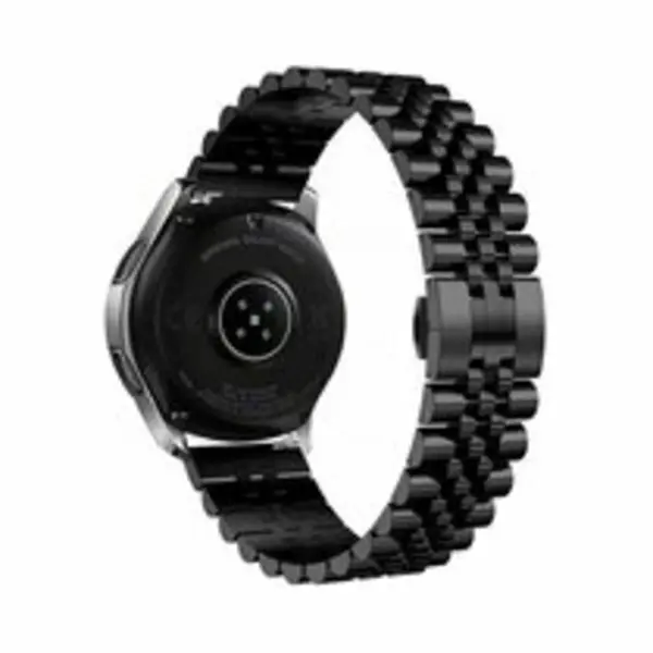 By Qubix - Smartwatch Bandje 20mm - Geschikt Voor Garmin Forerunner 55 - 165 - 245 - 570 (42mm) - 645 - Stalen Band - Zwart - Geschikt Voor Garmin thumbnail