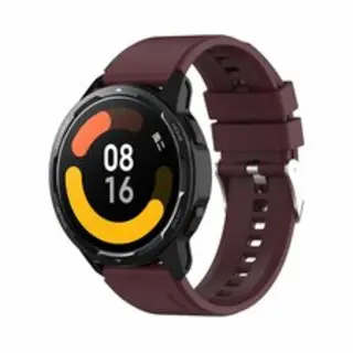 By Qubix - Smartwatch Bandje 22mm - Geschikt Voor Garmin Vivoactive 4 - 4L - Siliconen Sportband - Wijnrood - Geschikt Voor Garmin Bandje