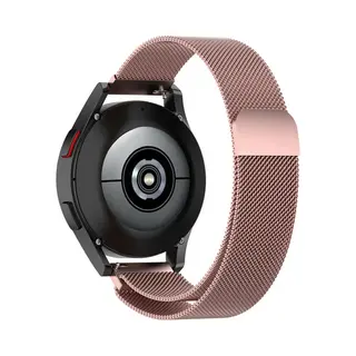 By Qubix - Smartwatch Bandje 22mm - Geschikt Voor Garmin Forerunner 970 - 570 (47mm) - 255 - Milanese Bandje - Rosé Goud - Geschikt Voor Garmin