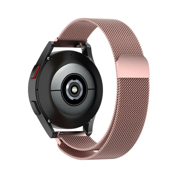 By Qubix - Smartwatch Bandje 22mm - Geschikt Voor Garmin Forerunner 970 - 570 (47mm) - 255 - Milanese Bandje - Rosé Goud - Geschikt Voor Garmin thumbnail