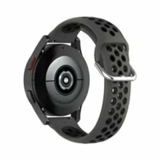 By Qubix - Smartwatch Bandje 22mm - Geschikt Voor Garmin Venu 2 / Garmin Venu 3 - Siliconen Sportbandje Met Gesp - Zwart - Geschikt Voor Garmin Bandje