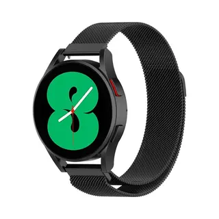 By Qubix Horlogebandje Geschikt Voor Huawei Watch Gt 4 - Gt 5 (41mm) & Gt 5 Pro (42mm) - Milanese Bandje - Zwart