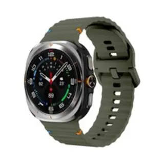 By Qubix Wave Sport Band - Groen - Geschikt Voor Samsung Galaxy Watch Ultra / Ultra 2025 47mm