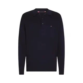 Tommy Hilfiger, Mannen, Springer, Trui Met Kasjmier - Heren - Donkerblauw - Maat S, Blauw, (S)