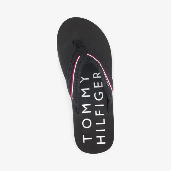 Tommy Hilfiger Herren Flip Flops Web Beach Sandal Elegant, Schwarz (Black), 40 thumbnail