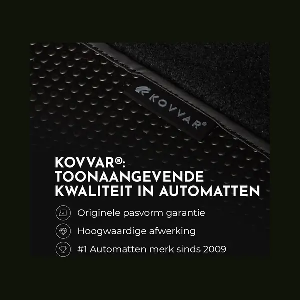 Kovvar Rubber Automatten Duogrip - Geschikt Voor Hyundai Tucson - 2020-heden - 4-delig - Uitvoering, Hybrid / Plug-in Hybrid | Variant 1 thumbnail