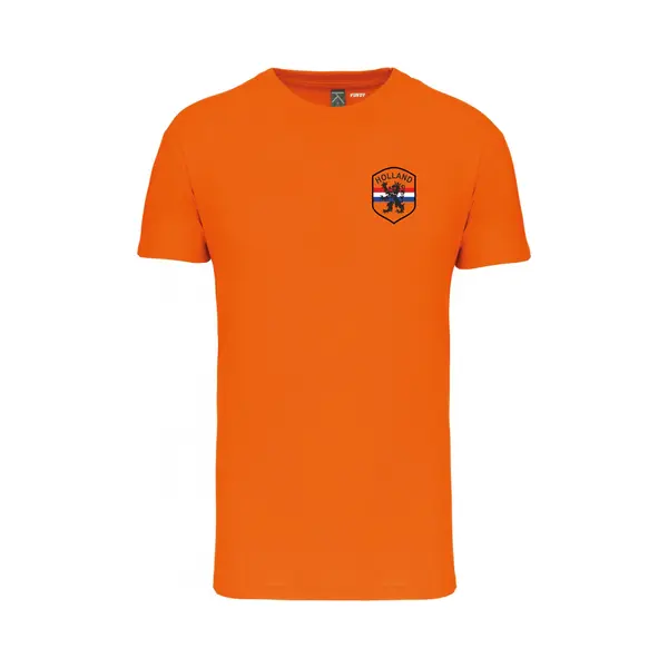 Vundy T-shirt Holland Embleem Klein | Koningsdag Kleding | Oranje Shirt | Oranje | Maat M thumbnail