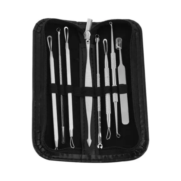 *** Professionele 8 Delige Mee-eters & Acne Verwijderen Set -Verzorging- Blackhead Killer - Gezichtsverzorging-Huidverzorging-van Heble® *** thumbnail