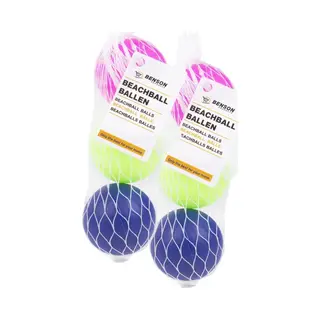 Benson Set Van 6x Stuks Gekleurde Premium Beachballetjes - Beachball Balletjes