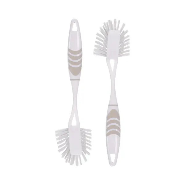Excellent Houseware Afwasborstel Met Ophang Lus - 2x Stuks - Grijs - 29 Cm thumbnail