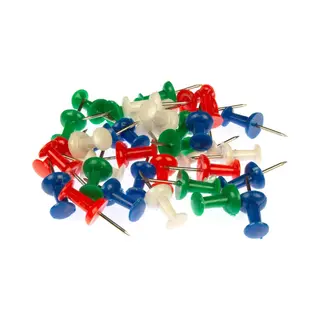 Kangaro Punaises - Set 120x - Gekleurd - Voor Prikbord