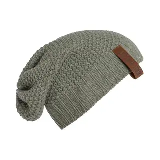 Knit Factory - Coco Mütze - Strickmütze Für Damen Und Herren - Slouch Beanie - Wintermütze Mit Wolle - Hochwertige Qualität - Urban Green