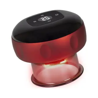 Nuvance Cupping Cup - Elektrisch - 12 Standen Warmtefunctie - Rood