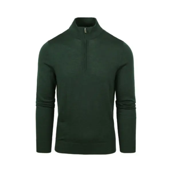 Suitable Merino Half Zip Pullover Dunkelgrün - Größe Xxl thumbnail