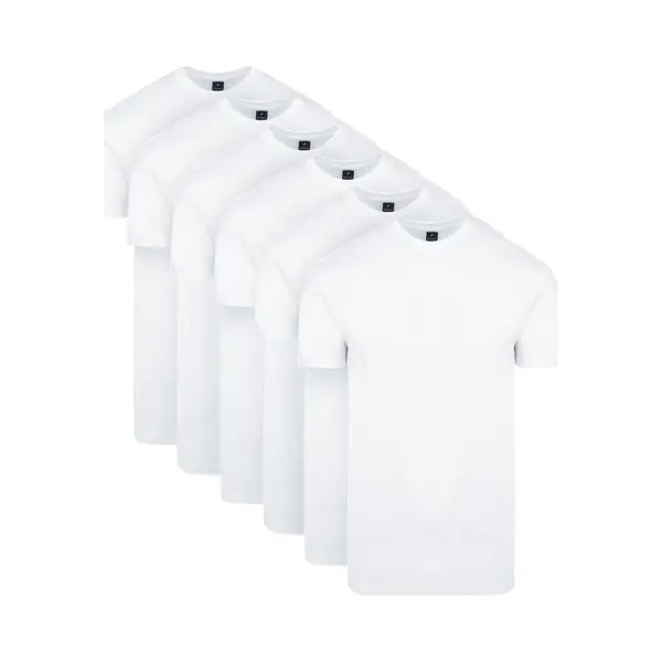 Suitable Obra T-Shirt Hoher Rundhalsausschnitt Weiß 6-Pack - Größe Xxl thumbnail