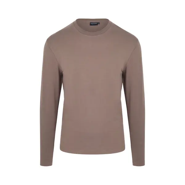 Suitable Respect Longsleeve Heavy T-shirt Taupe - Größe L thumbnail
