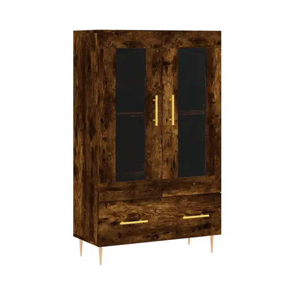 VidaXL Highboard Räuchereiche 69, 5x31x115 Cm Holzwerkstoff thumbnail