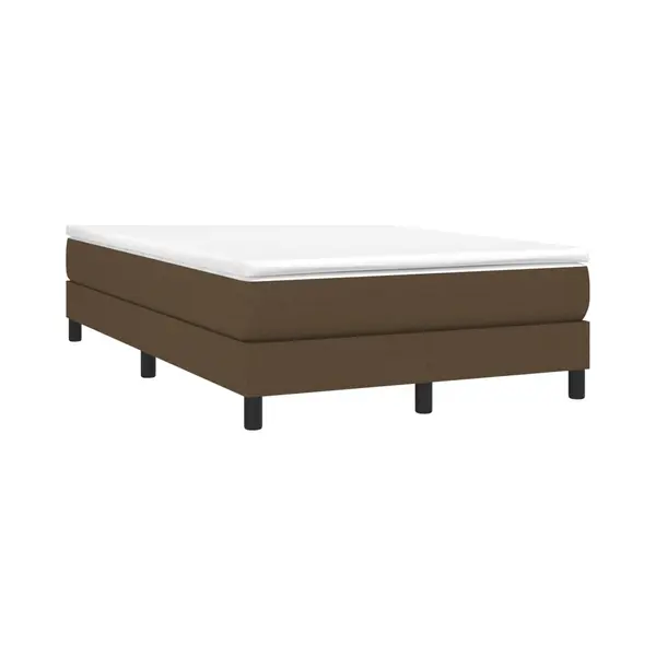 Boxspringbett Mit Matratze Dunkelbraun 120x200 Cm Stoff Vidaxl thumbnail