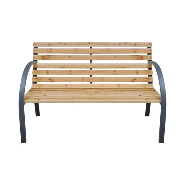 VidaXL - Tuinbank - 112 - Cm - Massief - Vurenhout thumbnail