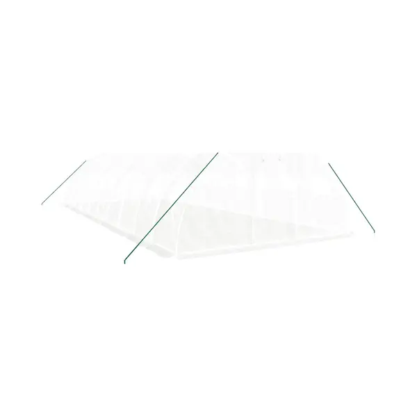 Vidaxl - Gewächshaus Mit Stahlrahmen Weiß 40 M² 10x4x2 M thumbnail