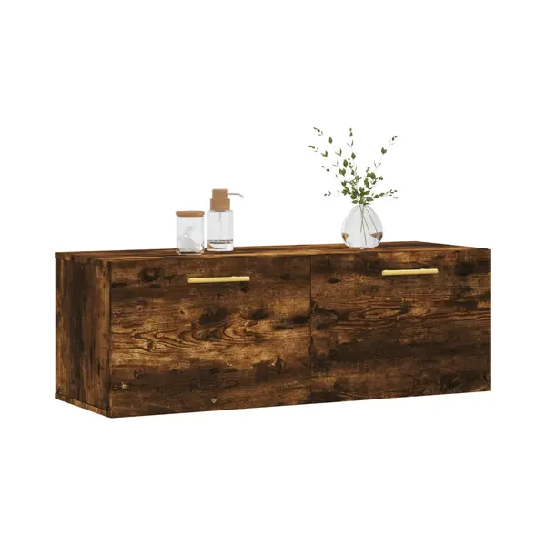 VidaXL Wandschrank Räuchereiche 100x36, 5x35 Cm Holzwerkstoff thumbnail