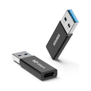 Sounix Usb C Naar Usb Adapter - 10Gbps - Usb 3.1 Gen 2 - 2 Stuks - Quest 3 (link Kabel) - Converter Voor Pc, Laptop, Lader, Power Bank