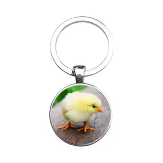 Mc Living Sleutelhanger Glas - Kuiken