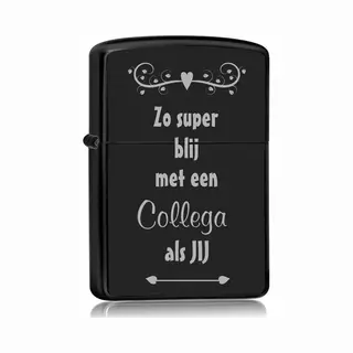 Mc Living Aansteker Zwart - Zo Super Blij Met Een Collega Als Jij