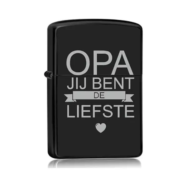 Mc Living Aansteker Zwart - Opa Jij Bent De Liefste thumbnail