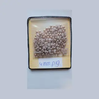 Parels Voor Voorwerpen (bv. Beer) Te Beplakken - 2 Zakjes - 4mm - Taupe