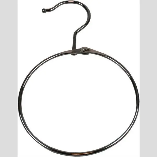 *** 5 X Marktring - Presentatie Marktring Met Haak - Ø 125 Mm Aankleding Voor Ophangen Sjaals, Tassen, Riemen - Van Heble® *** thumbnail