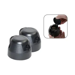 2x Pd® 7 Polig Contra Kunststof Stekker - Betrouwbare Aansluiting Voor Aanhangwagens, Trailers, Fietsendragers En Caravans