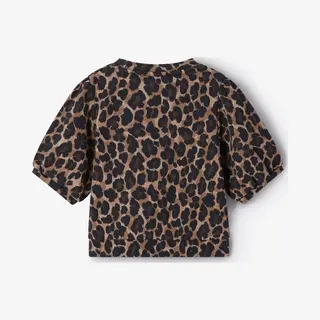 Sissy-Boy - Bruine Sweater Met Leopard Print