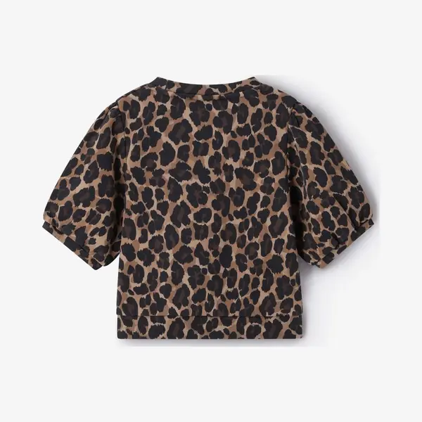 Sissy-Boy - Bruine Sweater Met Leopard Print thumbnail