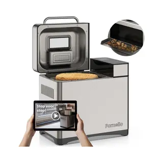 Fornello Supremo - Broodbakmachine - Pfas Vrij - Keramisch - 19 Programma's