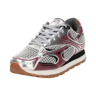 Bronx Sneakers Laag 'Tro-Nic' Bordeaux / Zilver