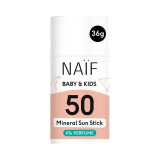 NaÏF 8721008611204 zonnebrandmiddel & aftersunproduct Zonnebrandstick Gezicht & lichaam 50 Kinderen