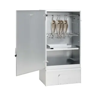 VidaXL Bbq-rookoven Met Koude Rookgenerator Gegalvaniseerd Staal
