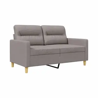 VidaXL 2-Sitzer-Sofa Taupe 120 Cm Stoff