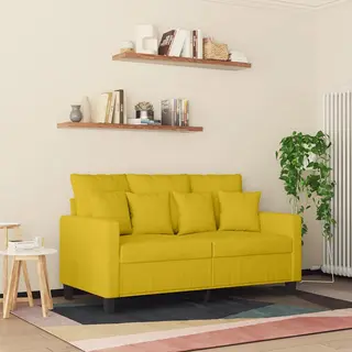VidaXL 2-Sitzer-Sofa Gelb 120 Cm Samt