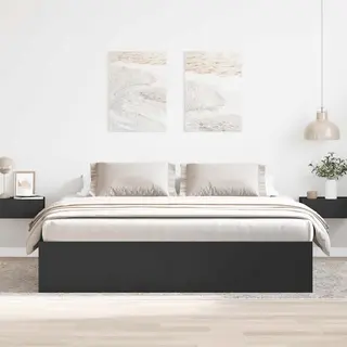 Bettgestell Schwarz 180x200 Cm Vidaxl