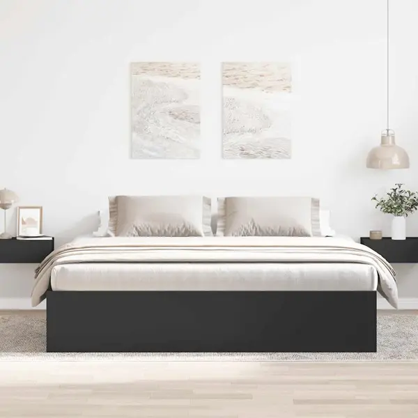 Bettgestell Schwarz 180x200 Cm Vidaxl thumbnail