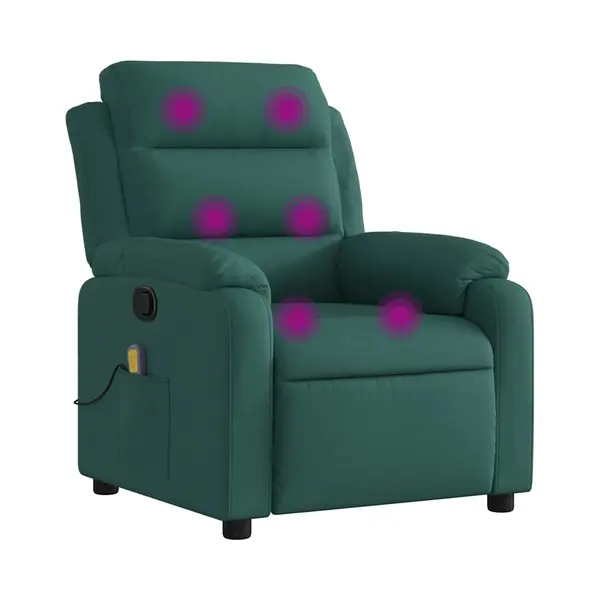 VidaXL Massagesessel, Sessel Verstellbare Rückenlehne Fußteil, Fernsehsessel Relaxsessel Mit Liegefunktion, Liegesessel Polstersessel Ruhesessel, thumbnail