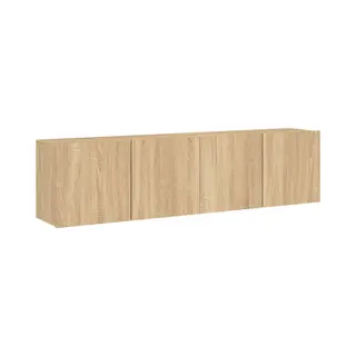 VidaXL Tv-Wandschränke 2 Stk. Sonoma-Eiche 80x30x41 Cm