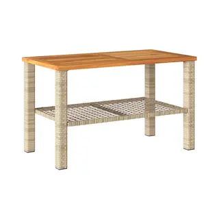 VidaXL 366275 Gartentisch Beige, Braun