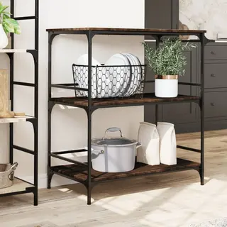 Küchenwagen Braun Eichen-optik 100, 5x50x105 Cm Holzwerkstoff - Vidaxl