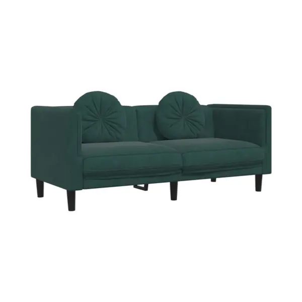 VidaXL 372634 Sofa 2 Sitz(e) Grün thumbnail