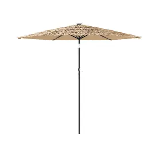 VidaXL Sonnenschirm Mit Stahlmast Braun 223x223x213 Cm