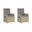Beige en grijs